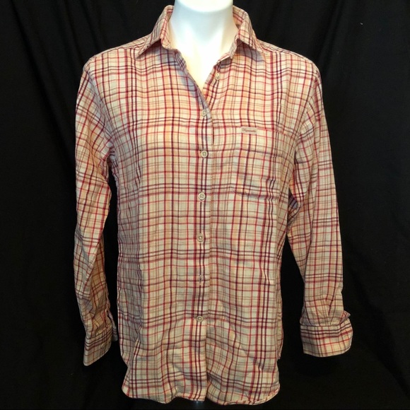 Faconnable Tops - Faconnable cotton/cashmere blend button up sz S